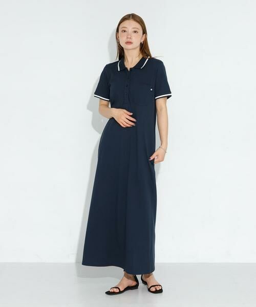 Sonny Label / サニーレーベル ワンピース | 接触冷感カノコポロワンピース | 詳細6