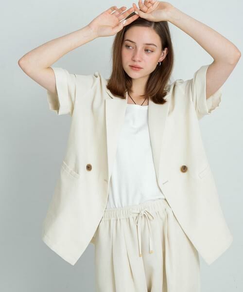 Sonny Label / サニーレーベル その他アウター | メッシュハーフスリーブジャケット | 詳細1