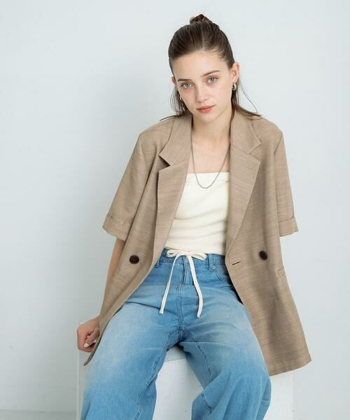 Sonny Label / サニーレーベル その他アウター | メッシュハーフスリーブジャケット | 詳細15