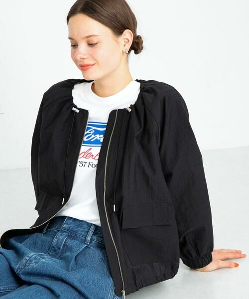 ギャザーノーカラーブルゾン Sonny Label｜ノーカラーギャザーブルゾン | Rakuten Fashion