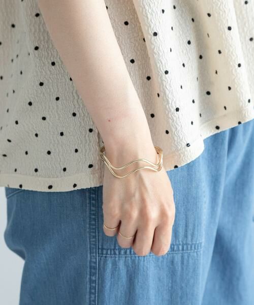 Sonny Label/サニーレーベル ウェーブバングル ゴールド one