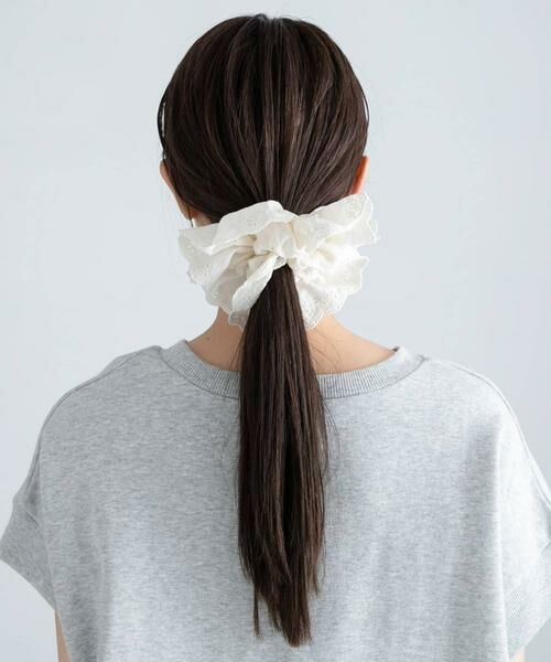 Sonny Label/サニーレーベル コットンレースシュシュ ホワイト one