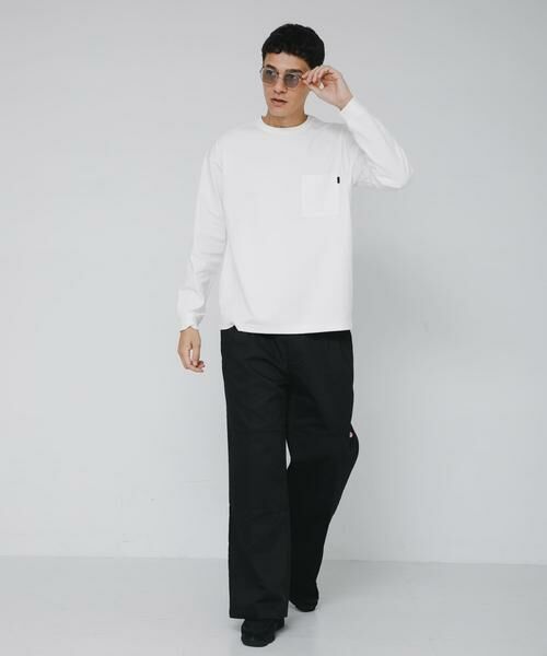 Sonny Label / サニーレーベル Tシャツ | ポンチポケット付ロングスリーブTシャツ | 詳細5