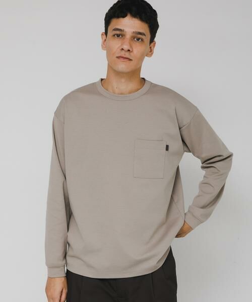 Sonny Label/サニーレーベル ポンチポケット付ロングスリーブTシャツ ベージュ系その他 L Sonny Label/サニーレーベル ポンチポケット付ロングスリーブTシャツ ベージュ系その他 L