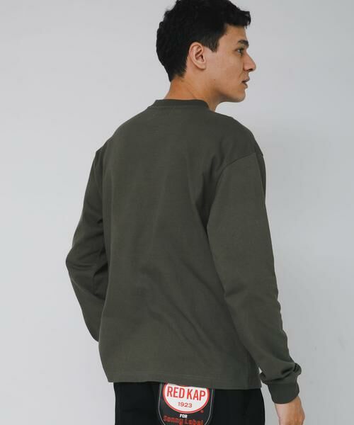 Sonny Label / サニーレーベル Tシャツ | ヘビーウェイトナイロン布帛ポケットロングスリーブTシャツ | 詳細3