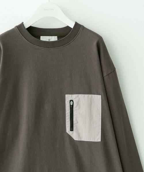 Sonny Label / サニーレーベル Tシャツ | ヘビーウェイトナイロン布帛ポケットロングスリーブTシャツ | 詳細8