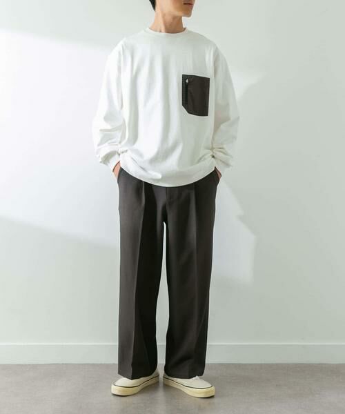 Sonny Label / サニーレーベル Tシャツ | ヘビーウェイトナイロン布帛ポケットロングスリーブTシャツ | 詳細27