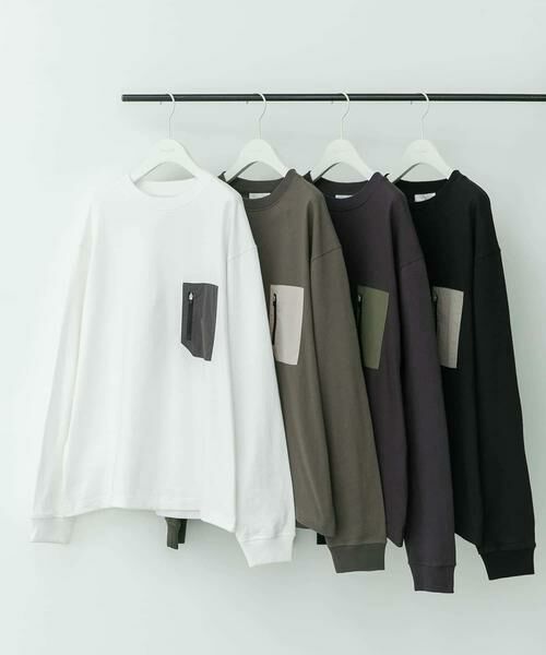 Sonny Label / サニーレーベル Tシャツ | ヘビーウェイトナイロン布帛ポケットロングスリーブTシャツ | 詳細28