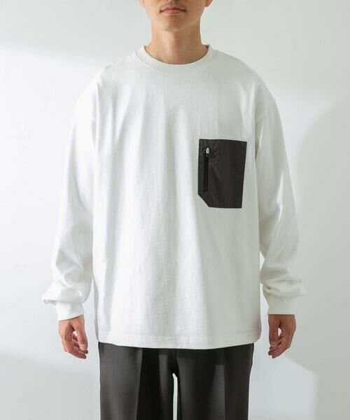 Sonny Label / サニーレーベル Tシャツ | ヘビーウェイトナイロン布帛ポケットロングスリーブTシャツ | 詳細29