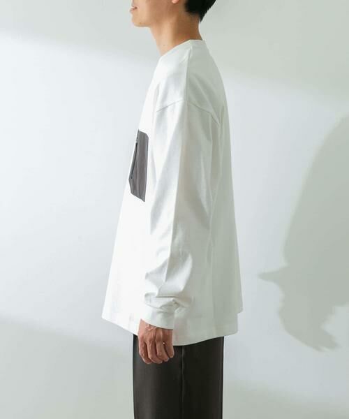 Sonny Label / サニーレーベル Tシャツ | ヘビーウェイトナイロン布帛ポケットロングスリーブTシャツ | 詳細30