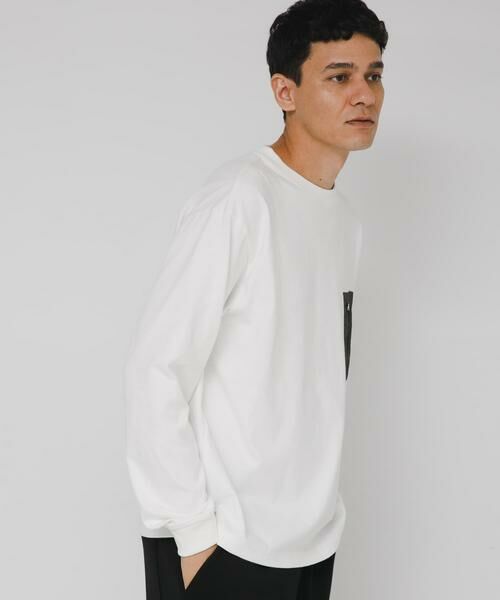 Sonny Label / サニーレーベル Tシャツ | ヘビーウェイトナイロン布帛ポケットロングスリーブTシャツ | 詳細19