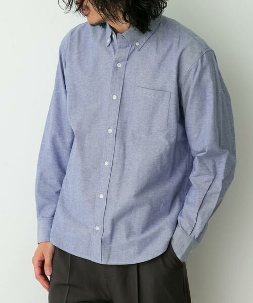 Sonny Label / サニーレーベル シャツ・ブラウス | 抗菌オックスボタンダウン長袖シャツ | 詳細1