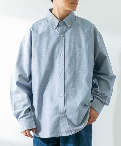 Sonny Label / サニーレーベル シャツ・ブラウス | 抗菌オックスボタンダウンオーバーシャツ | 詳細15