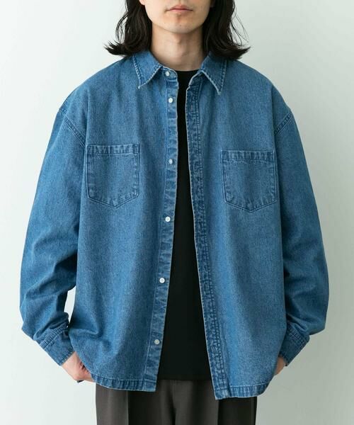 Sonny Label / サニーレーベル シャツ・ブラウス | リラックスフィットデニムシャツ | 詳細12