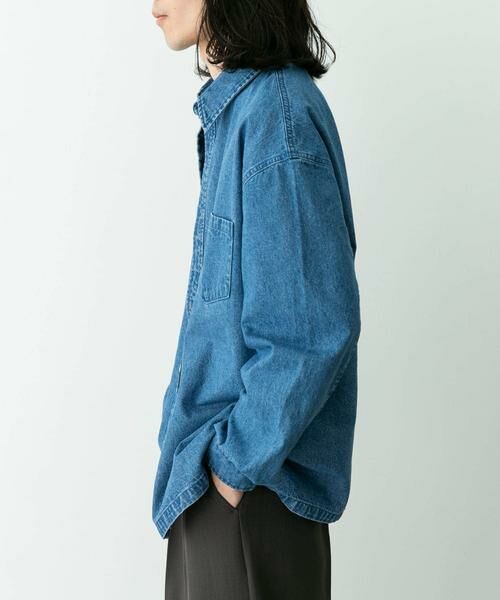 Sonny Label / サニーレーベル シャツ・ブラウス | リラックスフィットデニムシャツ | 詳細13