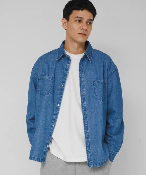 Sonny Label / サニーレーベル シャツ・ブラウス | リラックスフィットデニムシャツ | 詳細2