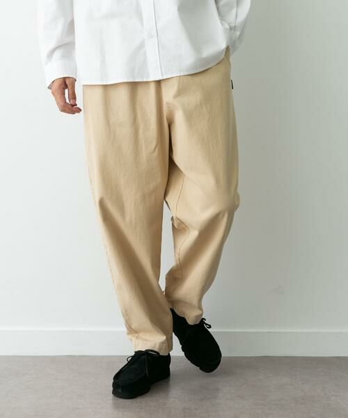 Sonny Label/サニーレーベル ベーシックワイドイージーチノパンツ ベージュ S Sonny Label/サニーレーベル ベーシックワイドイージーチノパンツ ベージュ S