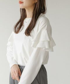 Sonny Label / サニーレーベル Tシャツ | 『WEB限定』ショルダーフリルプルオーバー
