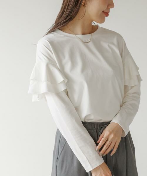 Sonny Label / サニーレーベル Tシャツ | 『WEB限定』ショルダーフリルプルオーバー | 詳細1