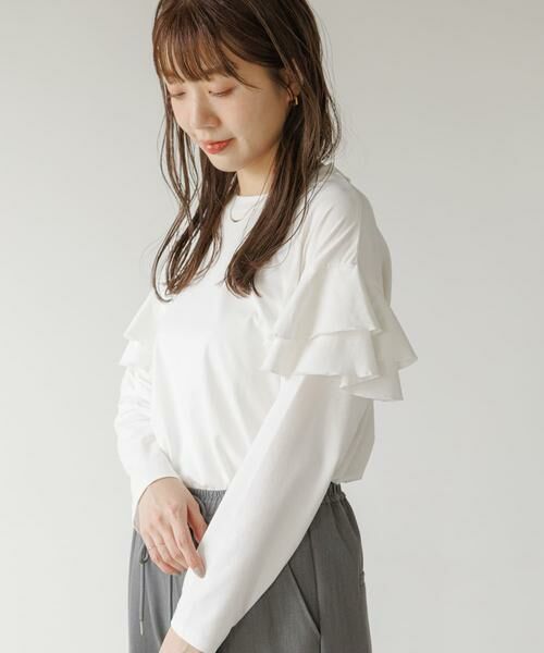 Sonny Label / サニーレーベル Tシャツ | 『WEB限定』ショルダーフリルプルオーバー | 詳細2