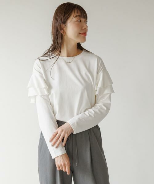 Sonny Label / サニーレーベル Tシャツ | 『WEB限定』ショルダーフリルプルオーバー | 詳細3