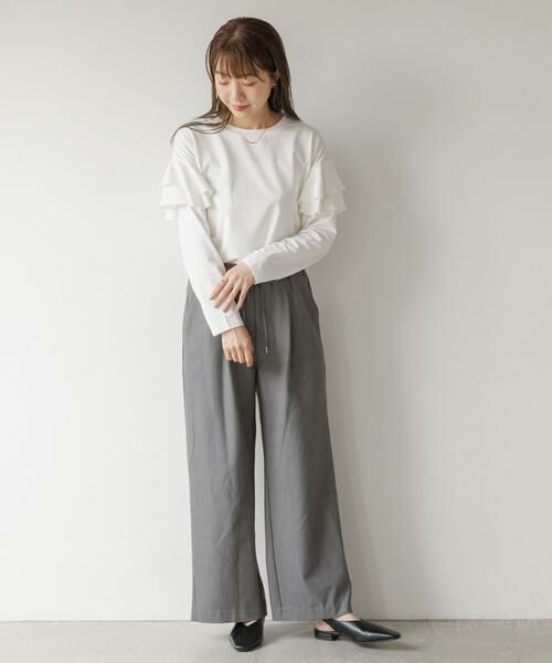 Sonny Label / サニーレーベル Tシャツ | 『WEB限定』ショルダーフリルプルオーバー | 詳細6