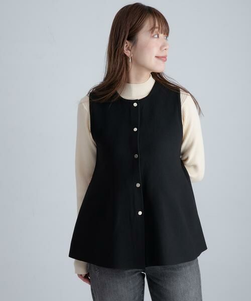 Sonny Label / サニーレーベル ニット・セーター | 『WEB限定』2WAYペプラムニットベスト | 詳細1