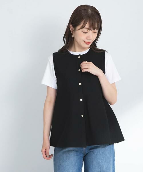 Sonny Label / サニーレーベル ニット・セーター | 『WEB限定』2WAYペプラムニットベスト | 詳細6