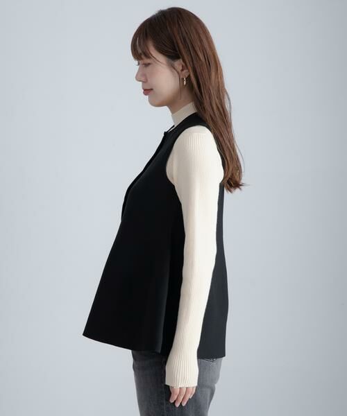 Sonny Label / サニーレーベル ニット・セーター | 『WEB限定』2WAYペプラムニットベスト | 詳細9