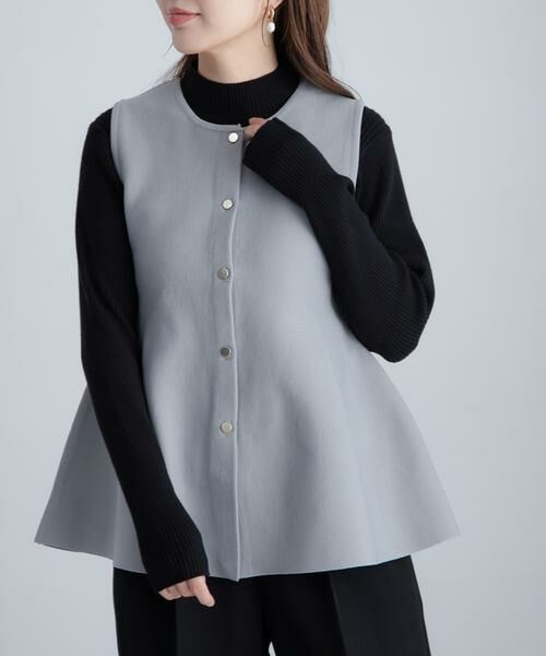 Sonny Label / サニーレーベル ニット・セーター | 『WEB限定』2WAYペプラムニットベスト | 詳細13