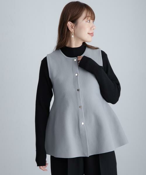 Sonny Label / サニーレーベル ニット・セーター | 『WEB限定』2WAYペプラムニットベスト | 詳細14