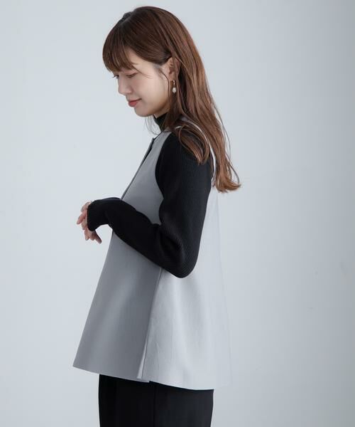 Sonny Label / サニーレーベル ニット・セーター | 『WEB限定』2WAYペプラムニットベスト | 詳細15