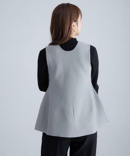 Sonny Label / サニーレーベル ニット・セーター | 『WEB限定』2WAYペプラムニットベスト | 詳細16