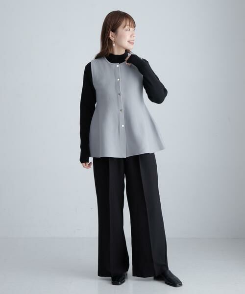 Sonny Label / サニーレーベル ニット・セーター | 『WEB限定』2WAYペプラムニットベスト | 詳細17