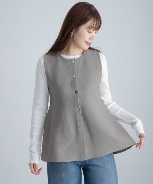 Sonny Label / サニーレーベル ニット・セーター | 『WEB限定』2WAYペプラムニットベスト | 詳細23