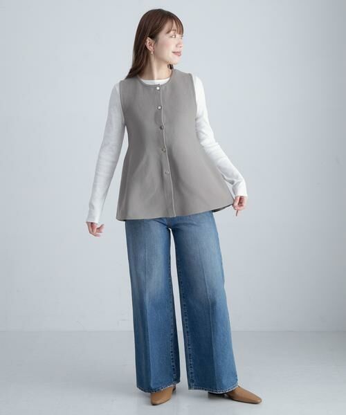 Sonny Label / サニーレーベル ニット・セーター | 『WEB限定』2WAYペプラムニットベスト | 詳細26