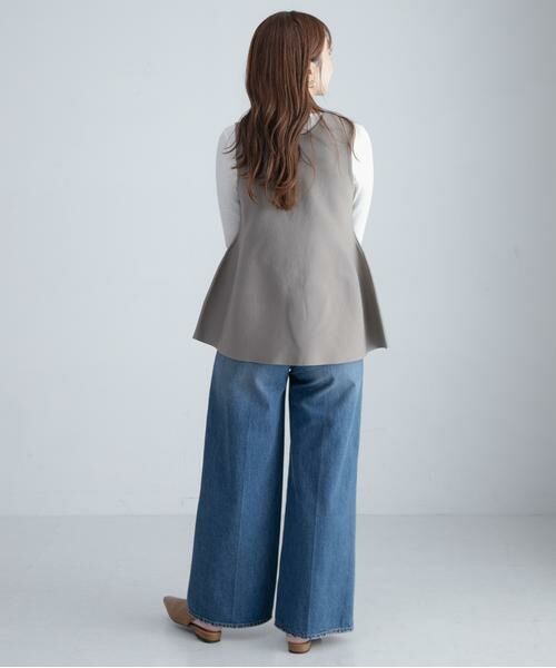 Sonny Label / サニーレーベル ニット・セーター | 『WEB限定』2WAYペプラムニットベスト | 詳細28