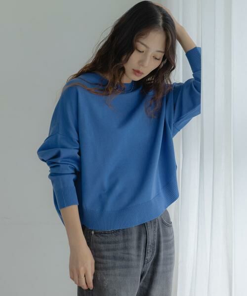 Sonny Label / サニーレーベル ニット・セーター | アンチピリングコクーンフォルムニット | 詳細2