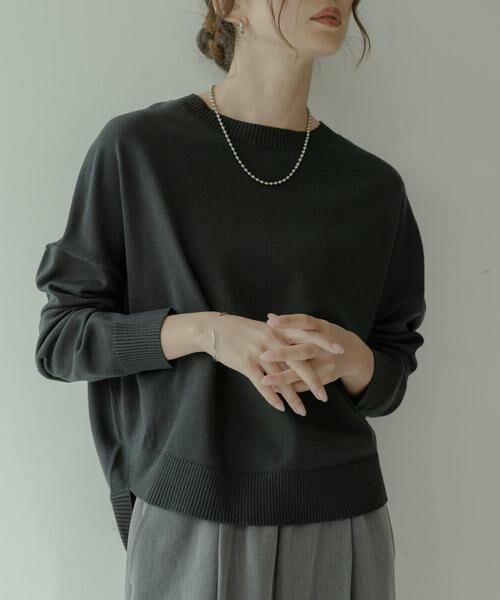 Sonny Label / サニーレーベル ニット・セーター | アンチピリングコクーンフォルムニット | 詳細11