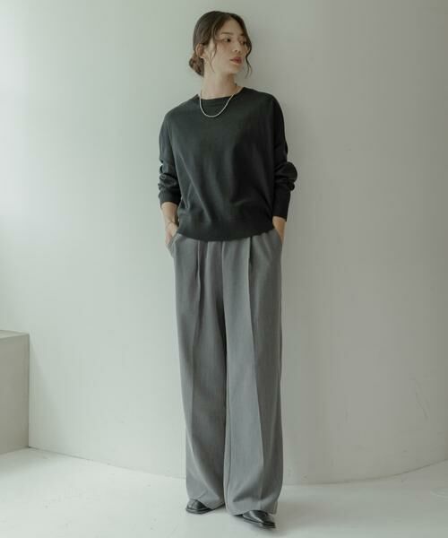 Sonny Label / サニーレーベル ニット・セーター | アンチピリングコクーンフォルムニット | 詳細15