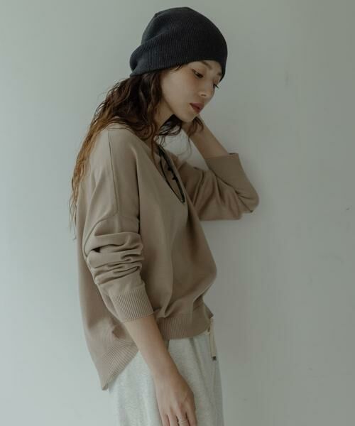 Sonny Label / サニーレーベル ニット・セーター | アンチピリングコクーンフォルムニット | 詳細22