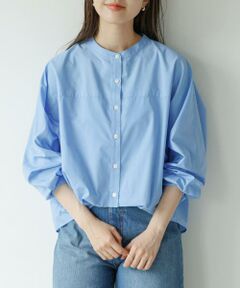 【新品タグ付き】サニーレーベル リネンショールカラーガウン ウエストリボンブルー 新品タグ付き】サニーレーベル リネンショールカラーガウン