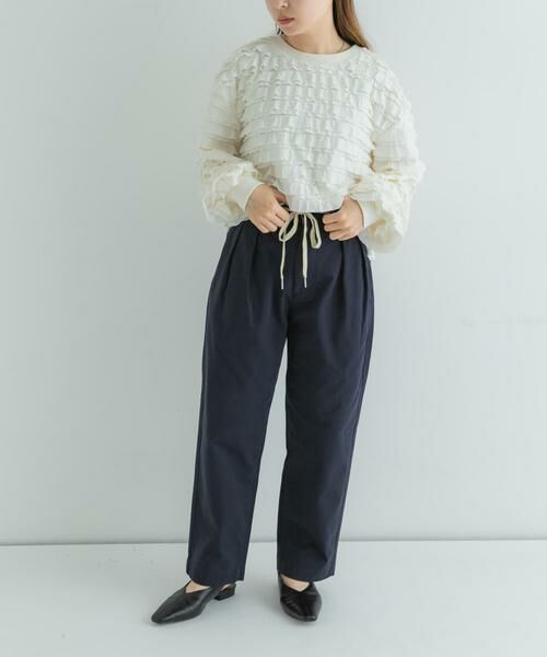 Sonny Label / サニーレーベル その他パンツ | 3/2WORKS ツータックチノパンツ | 詳細14