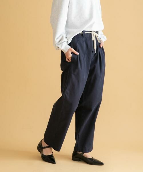 Sonny Label / サニーレーベル その他パンツ | 3/2WORKS ツータックチノパンツ | 詳細5