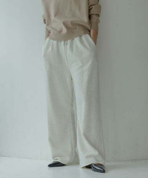 Sonny Label/サニーレーベル スウェットワイドパンツ オートミール 36 Sonny Label/サニーレーベル スウェットワイドパンツ オートミール 36