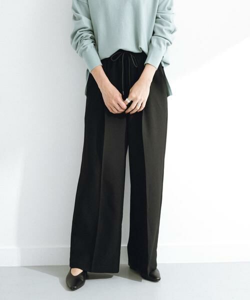 Sonny Label / サニーレーベル その他パンツ | タックワイドイージーパンツ | 詳細3