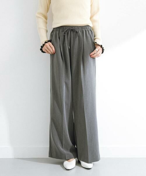 Sonny Label / サニーレーベル その他パンツ | タックワイドイージーパンツ | 詳細17