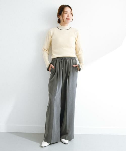 Sonny Label / サニーレーベル その他パンツ | タックワイドイージーパンツ | 詳細21