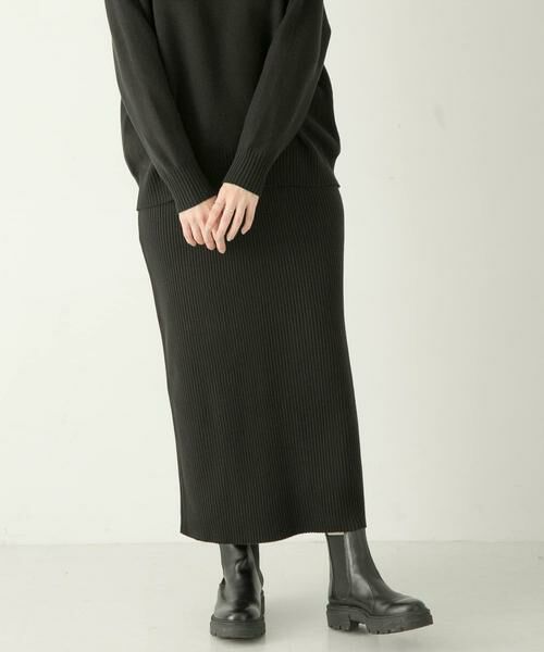 Sonny Label / サニーレーベル ワンピース | 『WEB限定』スウェットライクニット×スカートセットアップ | 詳細4