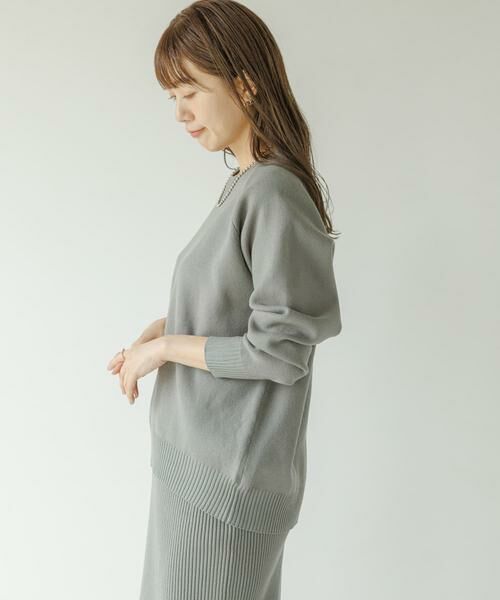 Sonny Label / サニーレーベル ワンピース | 『WEB限定』スウェットライクニット×スカートセットアップ | 詳細13